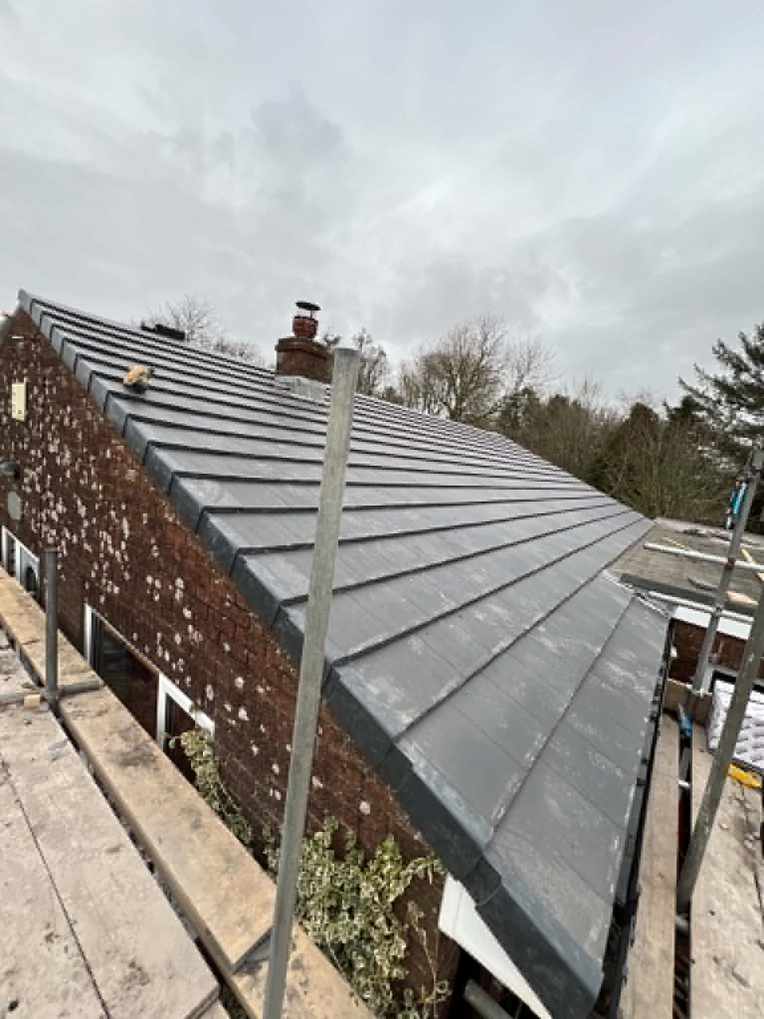 Roofing work