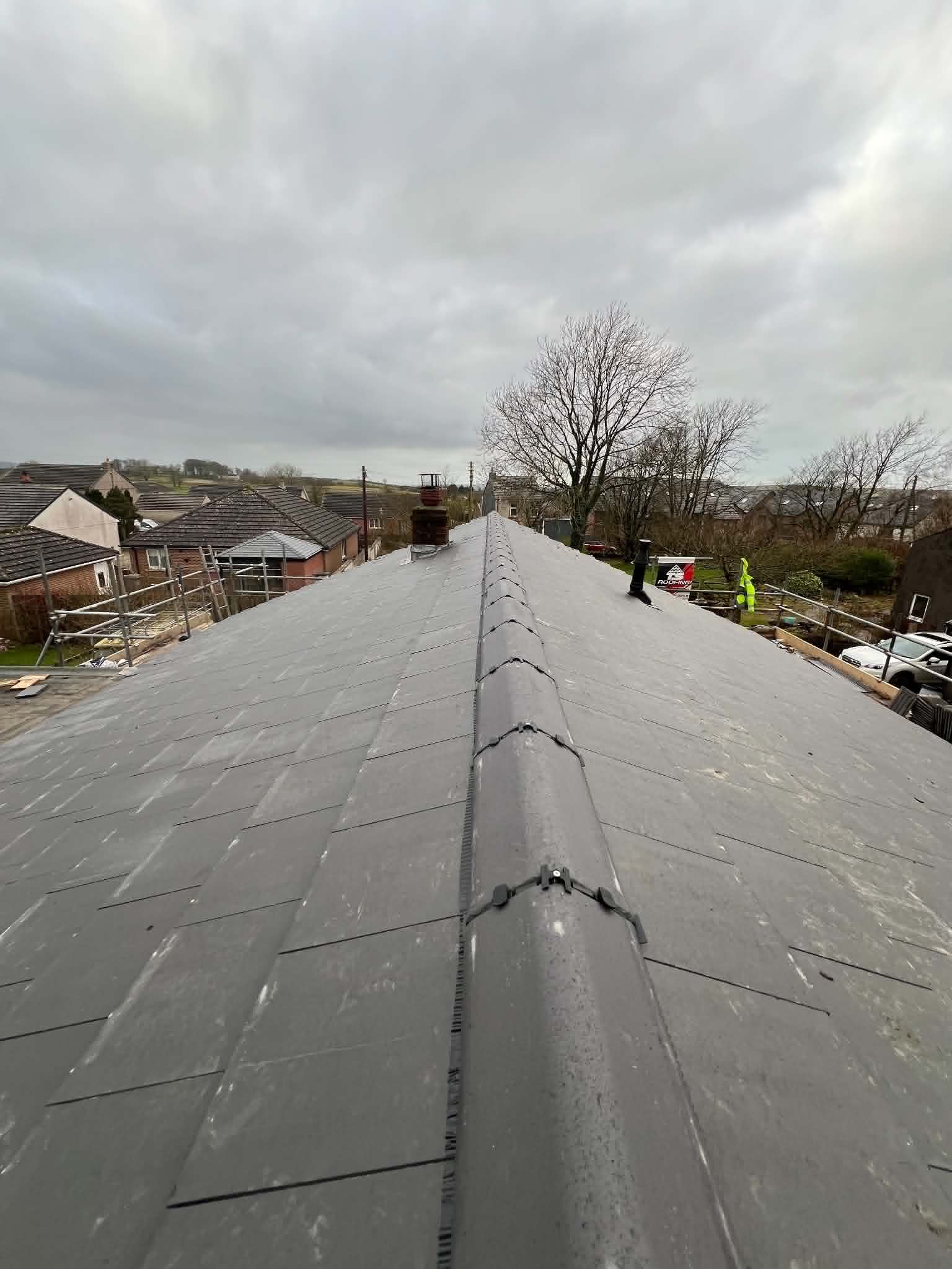 Roofing work