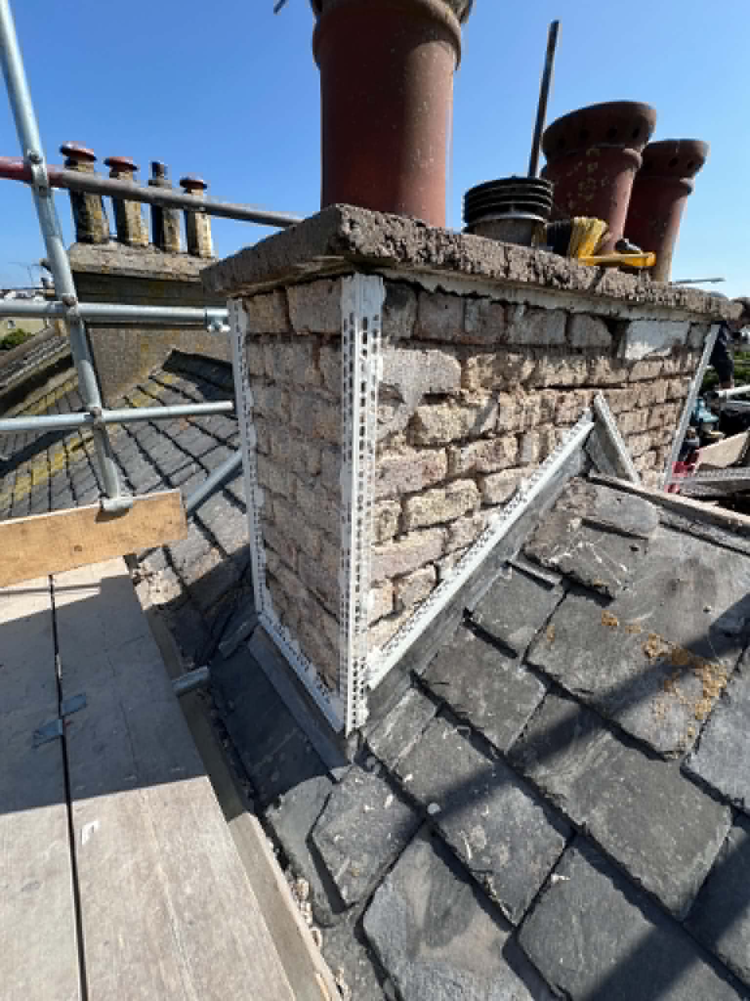 Roofing work